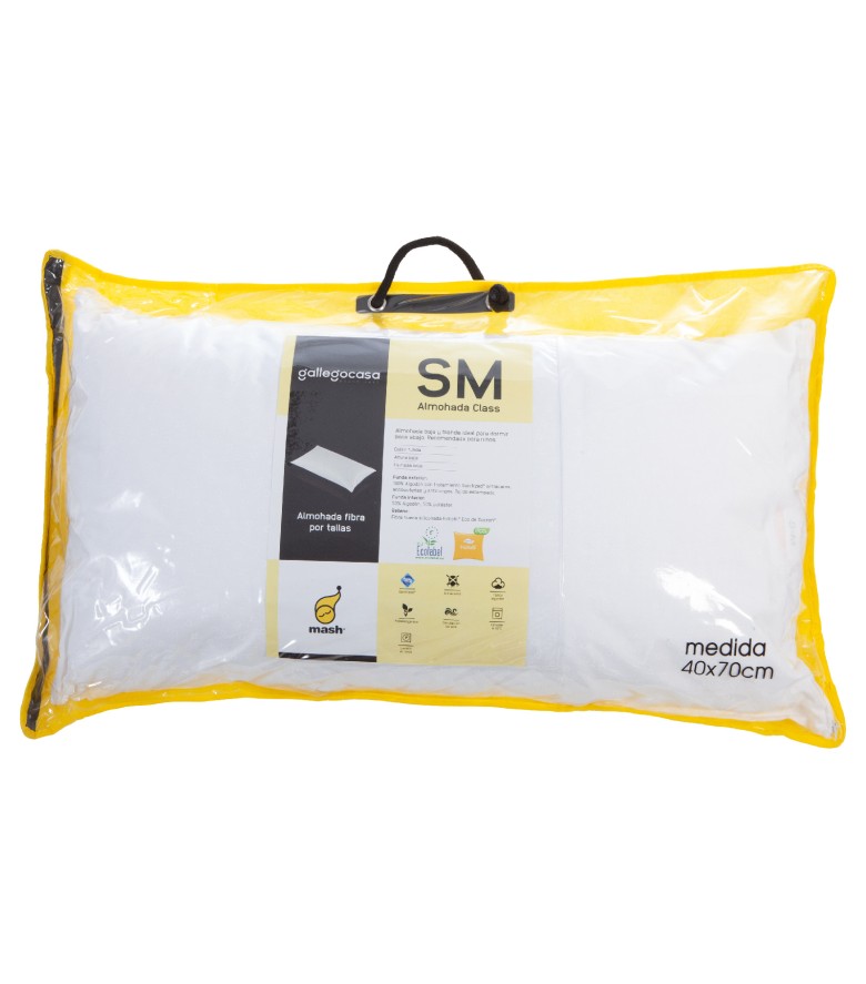 Almohada de fibra talla s/m